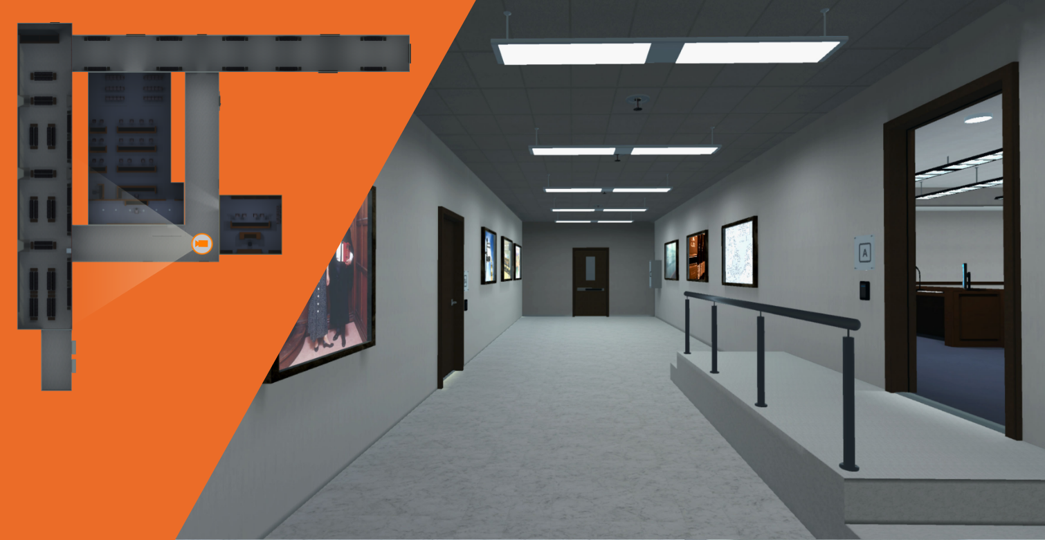 Virtual courtroom environment — view 4