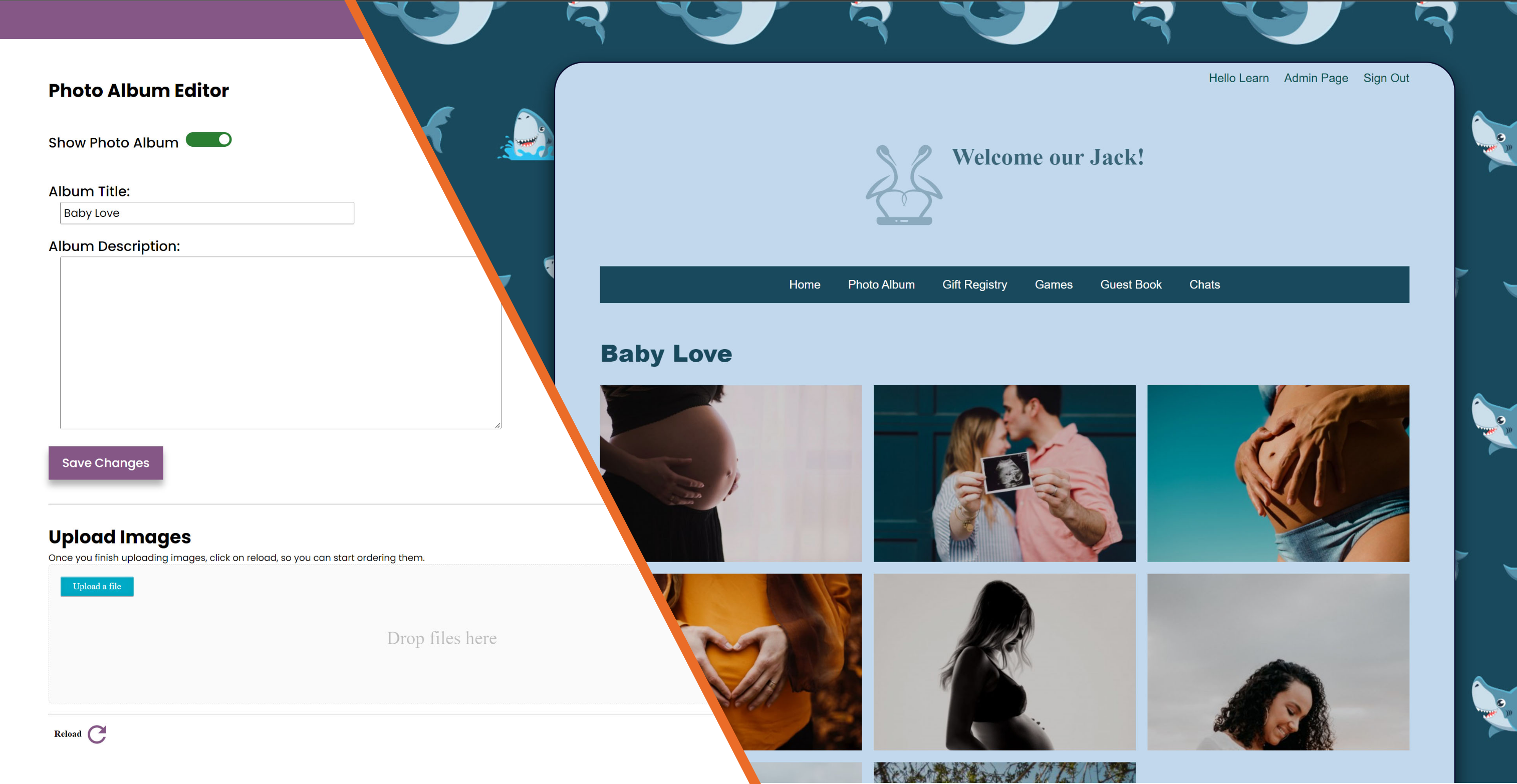 The table provides a dedicated space just for those sitting with you virtually