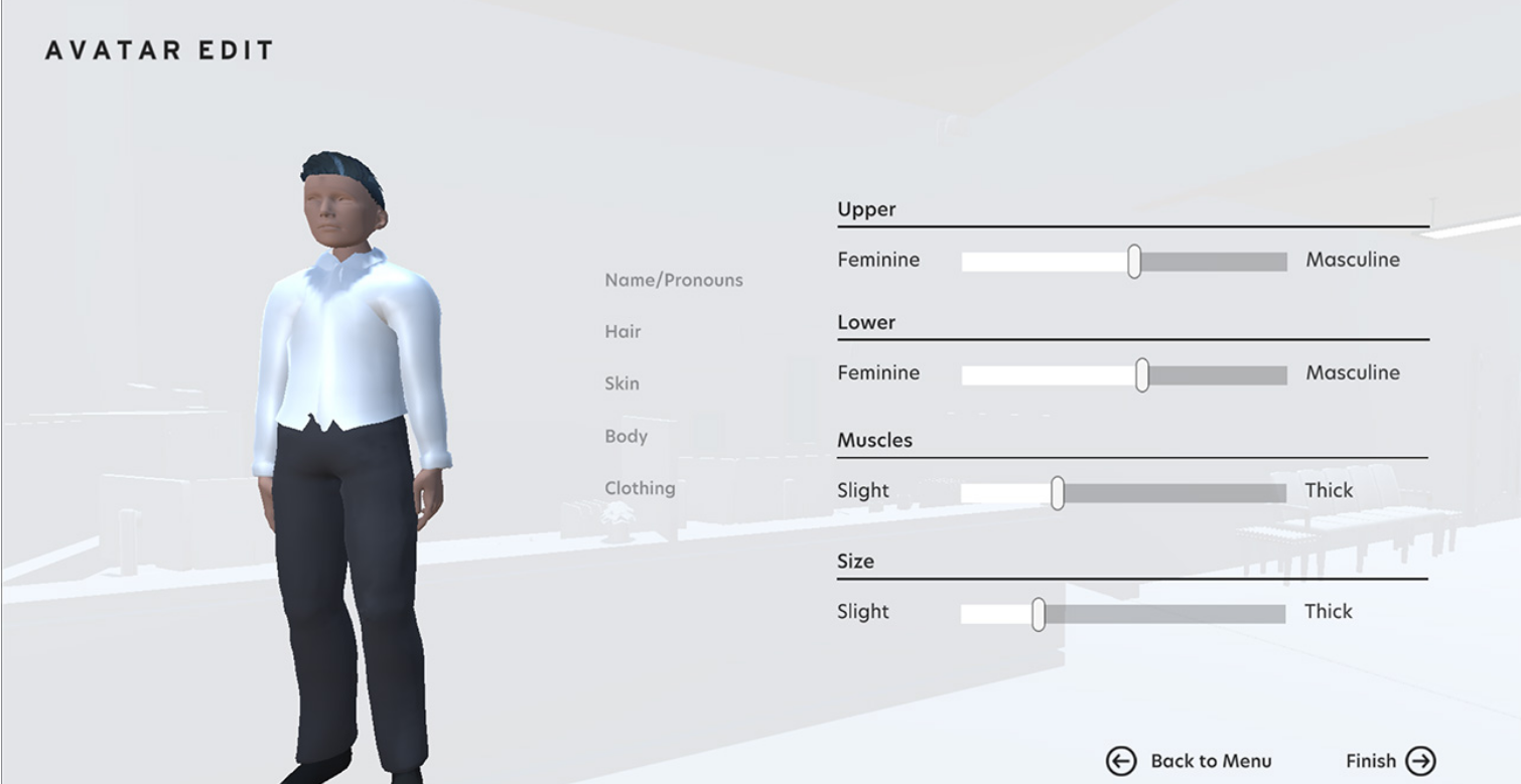 Buttons for starting and stopping audio, video and volume for both sections, class and table.